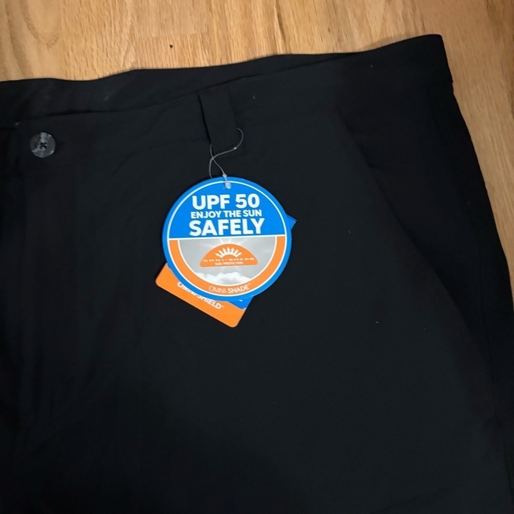 COLUMBIA Grander Marlin II Offshore PFG 10” Shorts UPF 50+ Sz 48 NEW Black - Picture 6 of 6